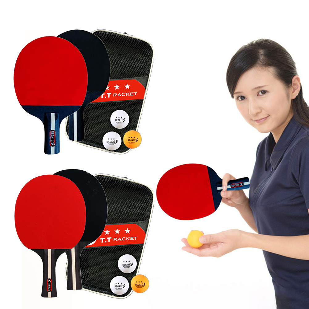 Table Tennis Kit Bag - Table Tennis Racket 2 Rackets &