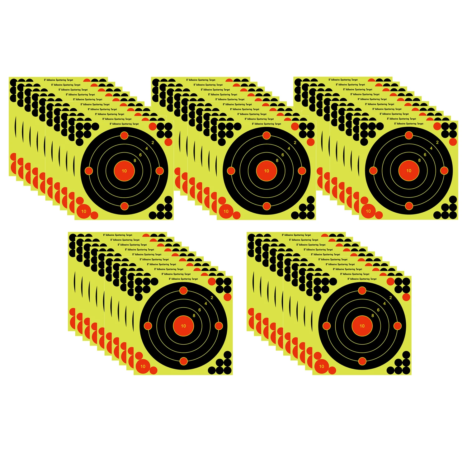 Practice Target Board - 10/20/50pcs 8inch Shooting Target Stickers, Self-stick