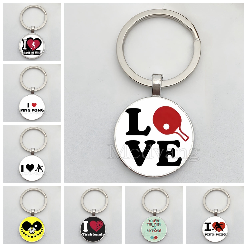 Table Tennis Athlete - Ping Pong Keychain Table Tennis Athlete