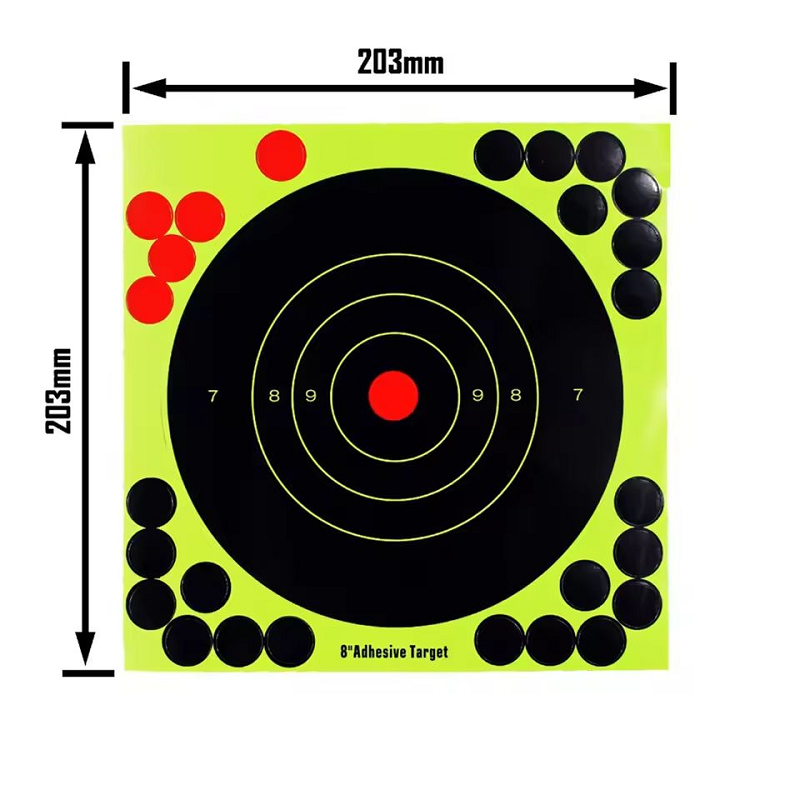 Practice Target Board - 10-80PCS 8-inch Splatter Target Stickers High