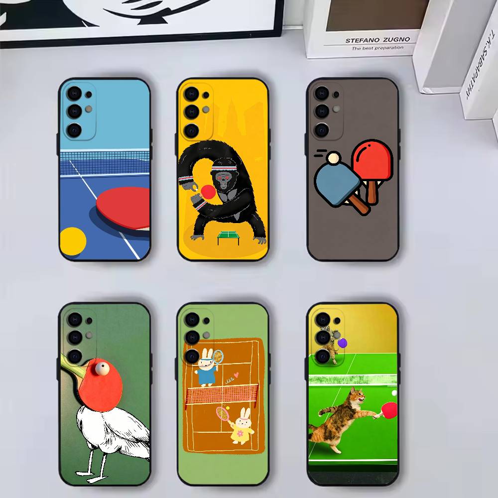 Table Tennis Cartoon - New Table Tennis Cartoon Phone Case