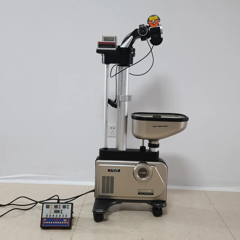 Y&T V989-2019 Professional Tab - đánh giá và giá Table Tennis Robot