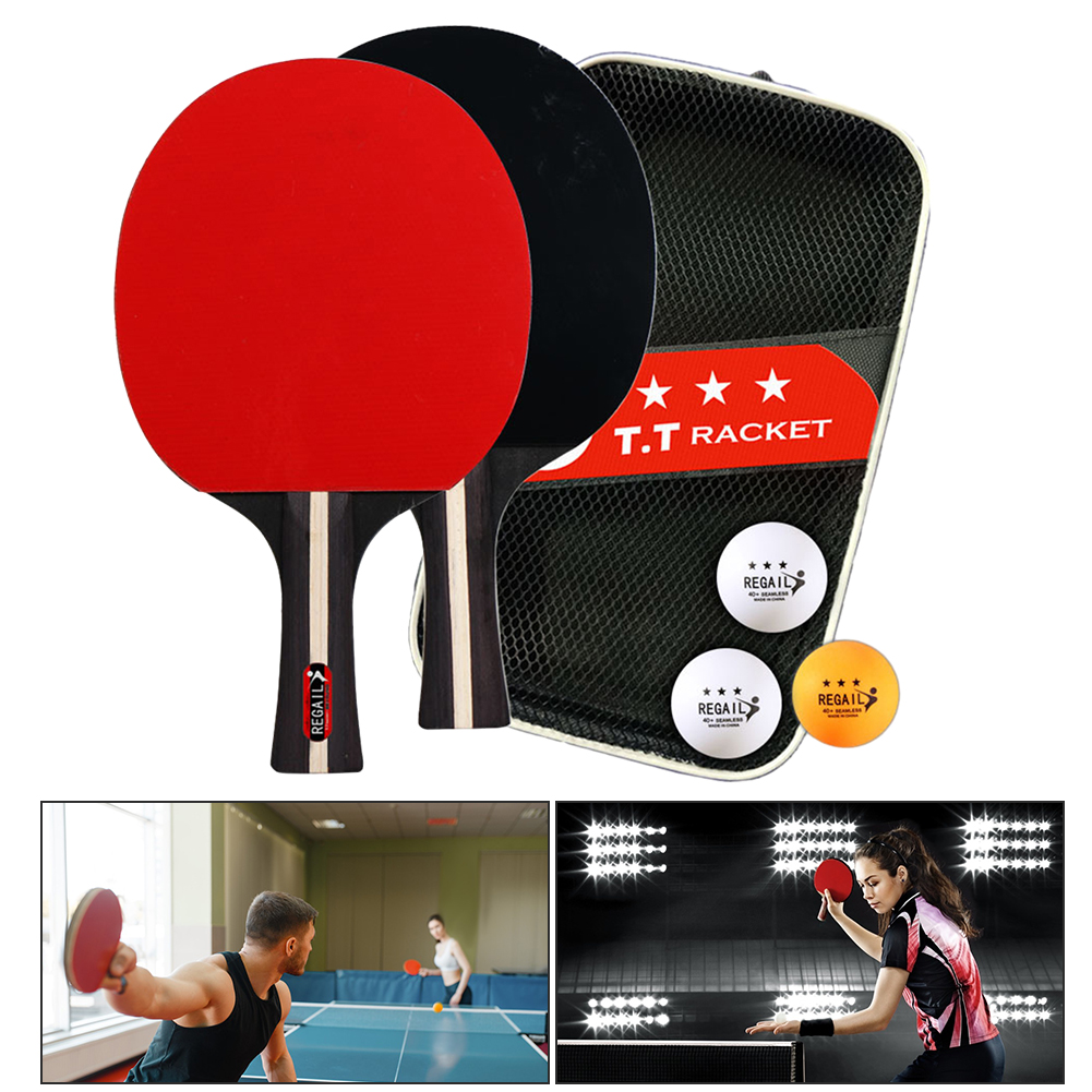 Table Tennis Racket 2 Rackets  - đánh giá và giá Table Tennis Tournament