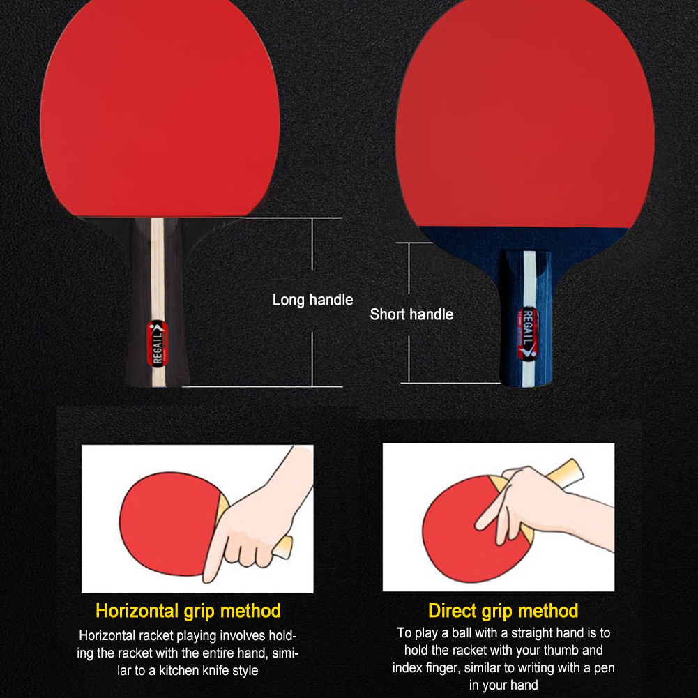 Table Tennis Racket 2 Rackets  - đánh giá và giá Table Tennis Tournament