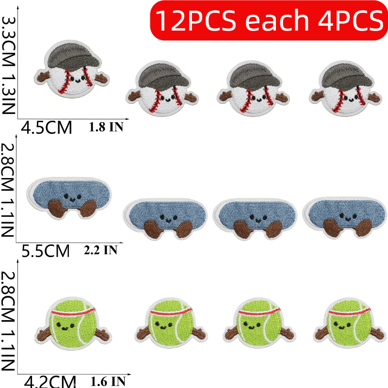 Various Sports Designs Patches - đánh giá và giá Table Tennis Cartoon