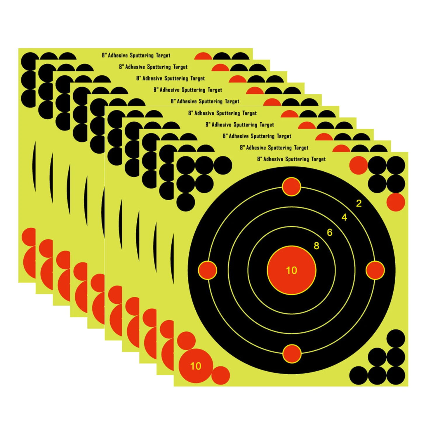 10/20/50pcs 8inch Shooting Tar - đánh giá và giá Practice Target Board