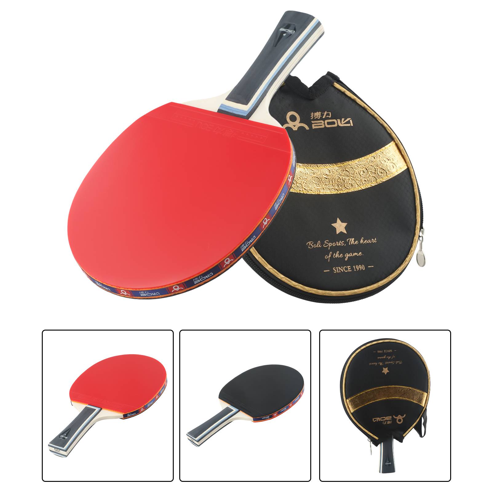 Table Tennis Racket 7 Ply Wood - đánh giá và giá Table Tennis Kit Bag