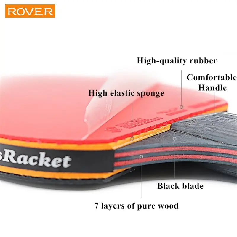 5/6 Star Table Tennis Racket 2 - đánh giá và giá Table Tennis Tournament